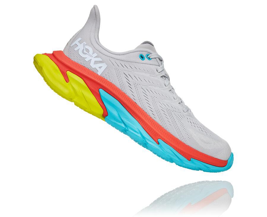 Hoka One One Koşu Ayakkabısı Erkek Gri - Clifton Edge - PF1843652